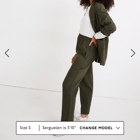 Madewell Quilted Tapered pull-on Pants - Picture 5 of 5